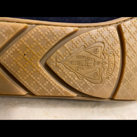 Gucci blue suede driving moc - Picture 7 of 9